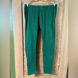 Gudrun Sjoden Green Polka Dot Leggings